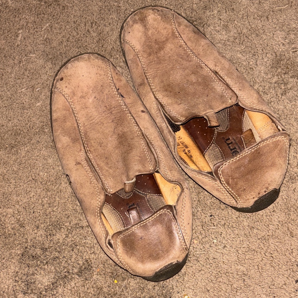 Born Tan Slip-On Loafers